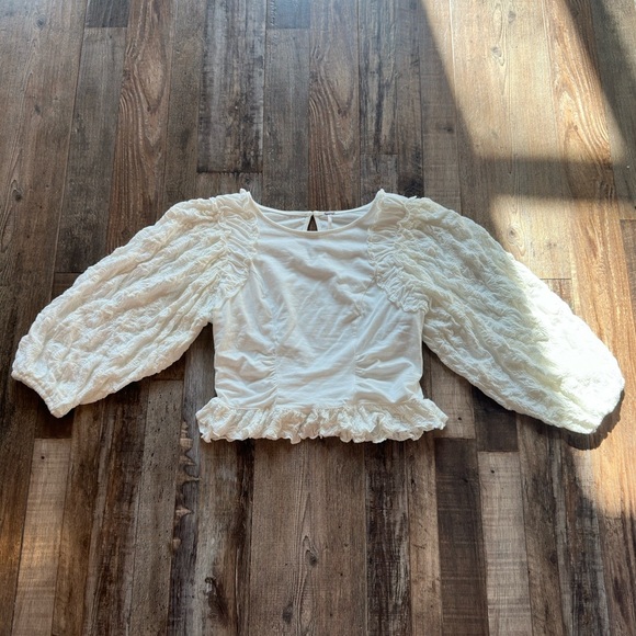 Free People Olivia Top in White Size Medium - Picture 3 of 6